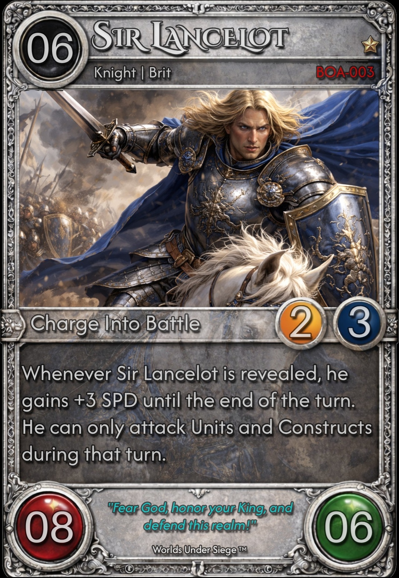 Sir Lancelot Character card
